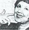 This 1953 photo of Helen in good spirits was printed in a newspaper in the 1950s, alongside a picture from her younger years.